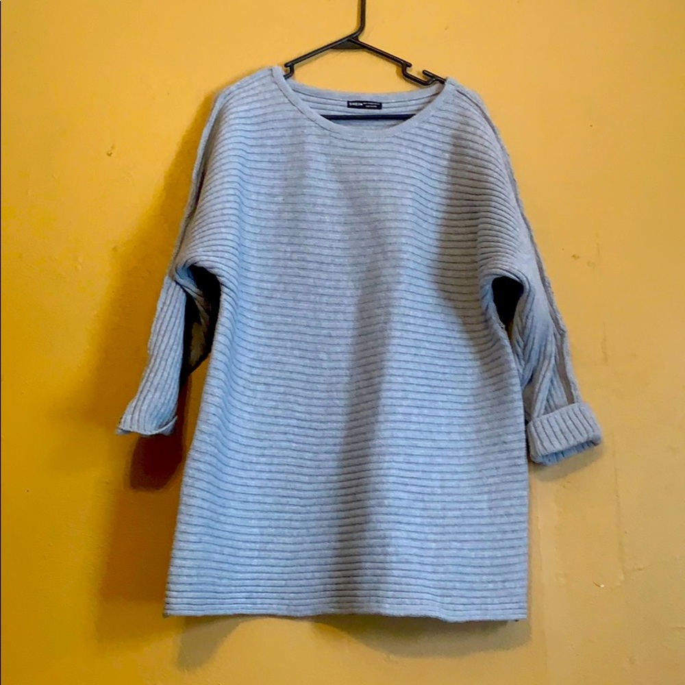 Grey chunky sweater dress